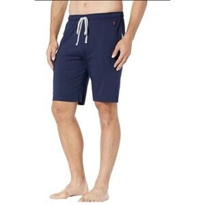 Polo Ralph Lauren Mens Supreme Comfort Sleep Ware Shorts Navy M Cotton Lounge